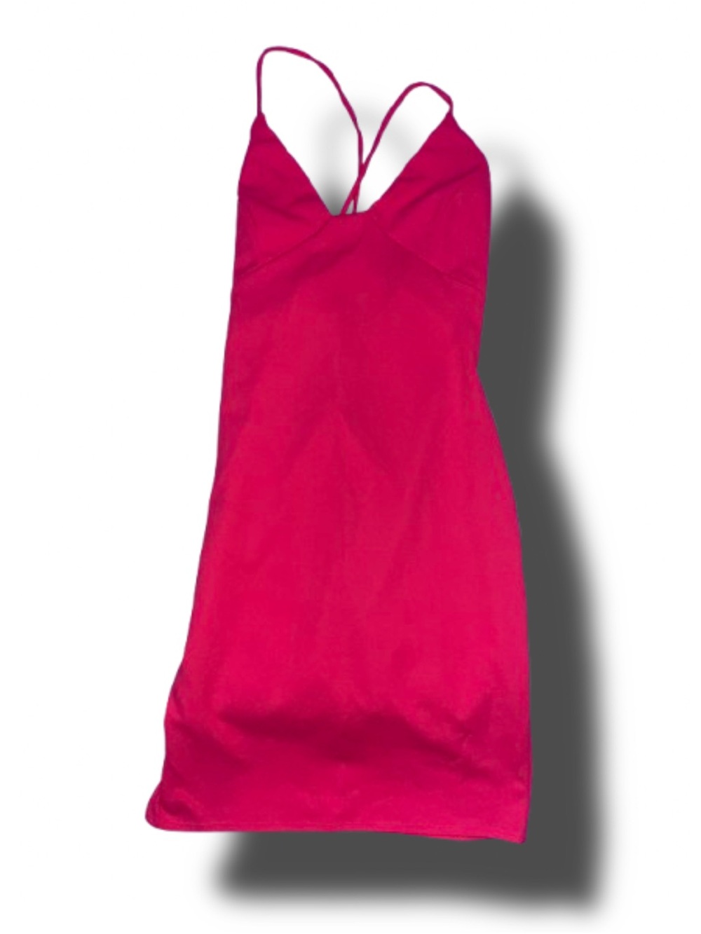 Forever 21 Hot Pink Spaghetti Strap Mini Dress